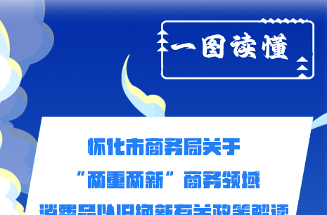 一图读懂丨怀化市消费品以旧换新政策及操作指引