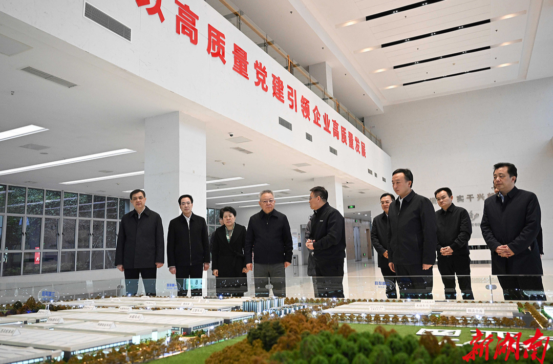 沈晓明调研长沙经济社会发展情况