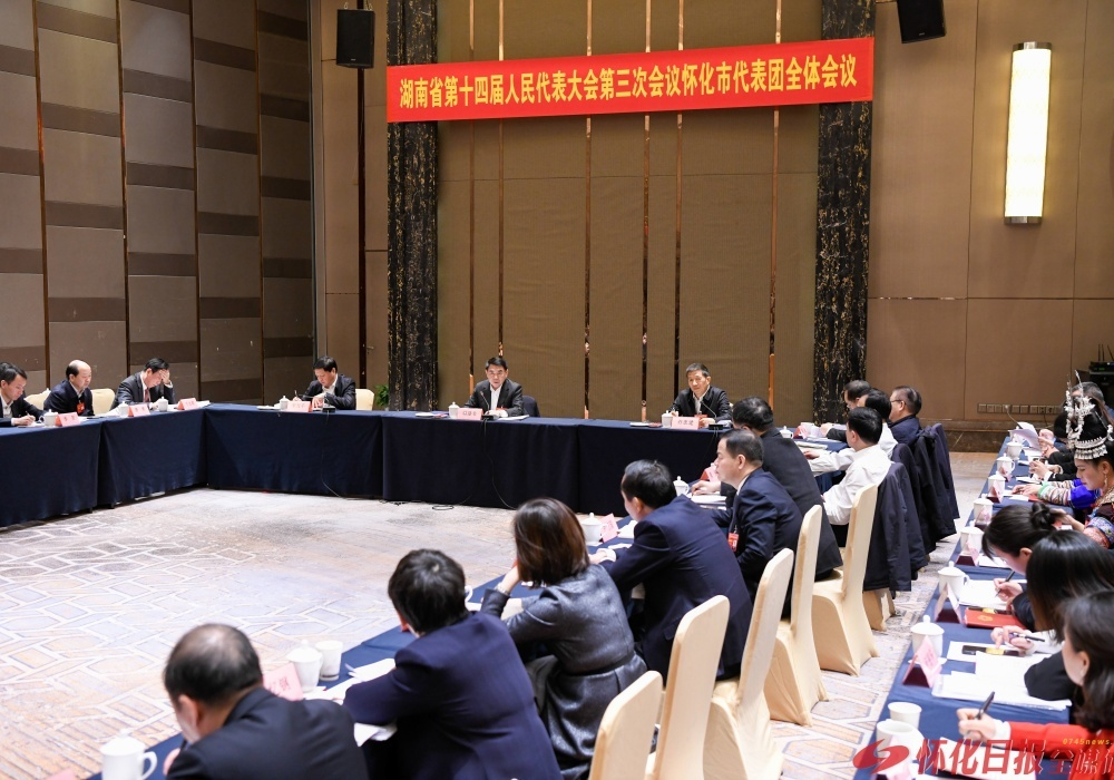 怀化市代表团举行第三次全体会议