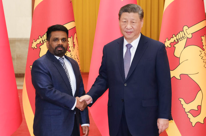 习近平同斯里兰卡总统迪萨纳亚克会谈