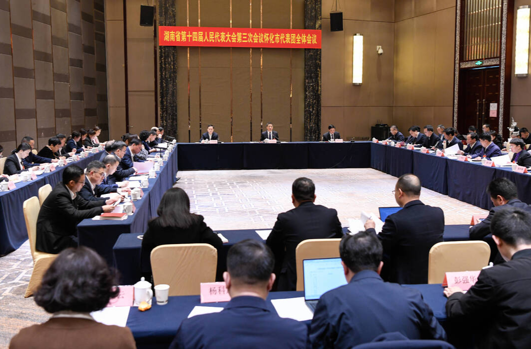 怀化市代表团举行第四次全体会议