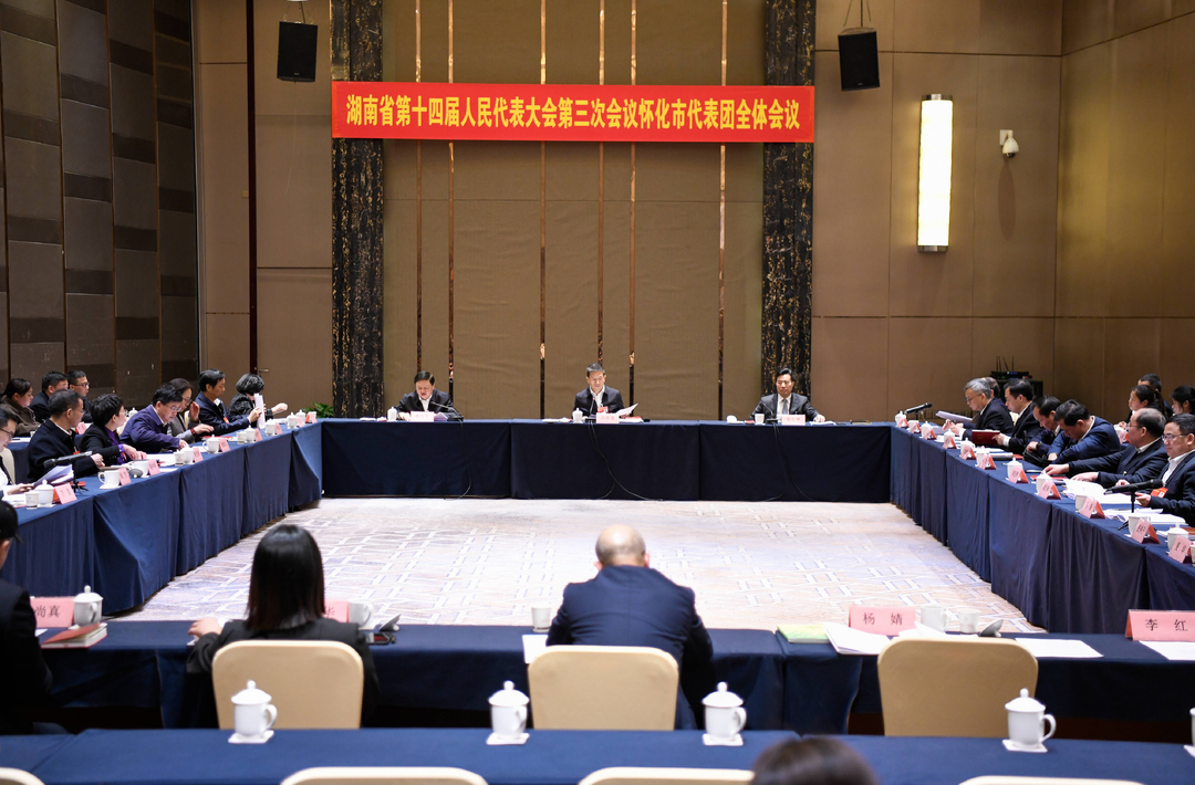 怀化市代表团举行第六次全体会议