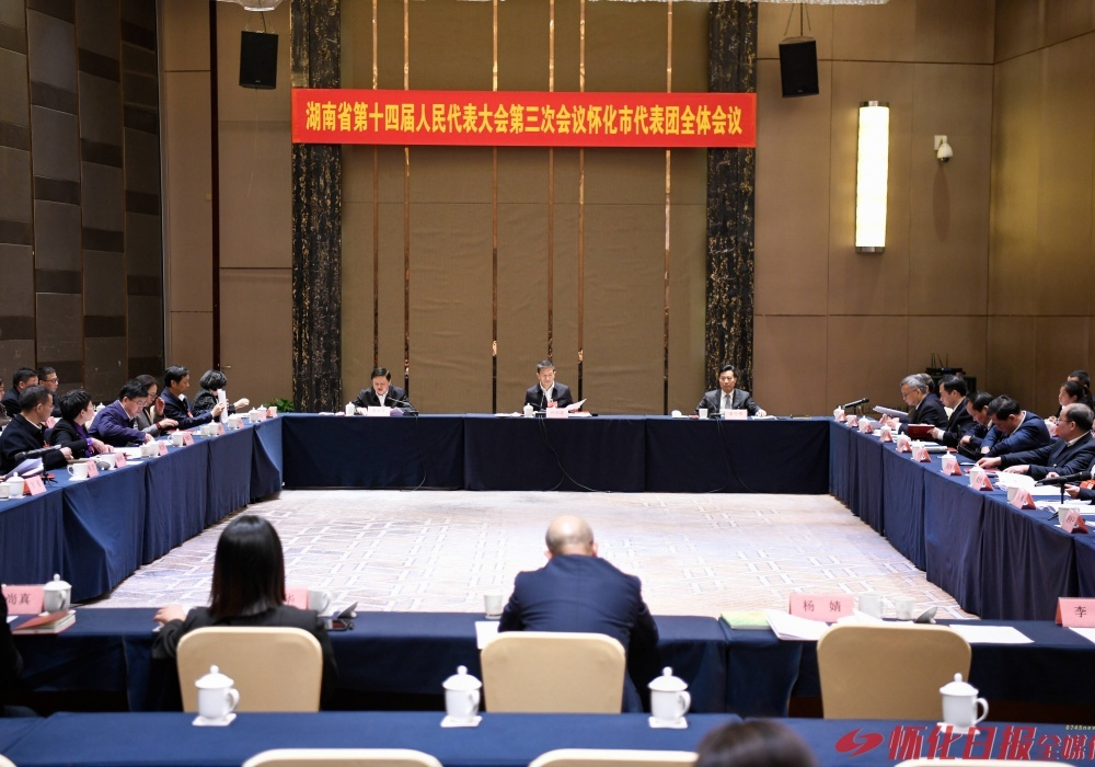 怀化市代表团举行第六次全体会议