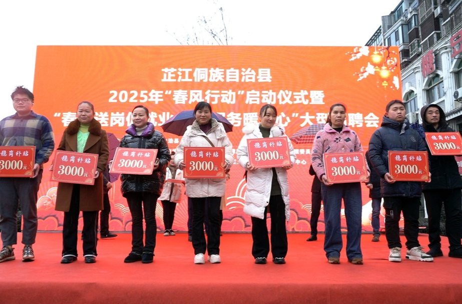 芷江举行2025年“春风行动”启动仪式暨“春风送岗促就业 精准服务暖民心”招聘会