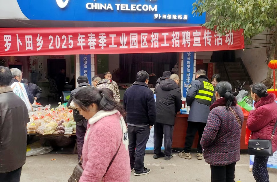 罗卜田乡：助企招工促发展 精准服务暖人心