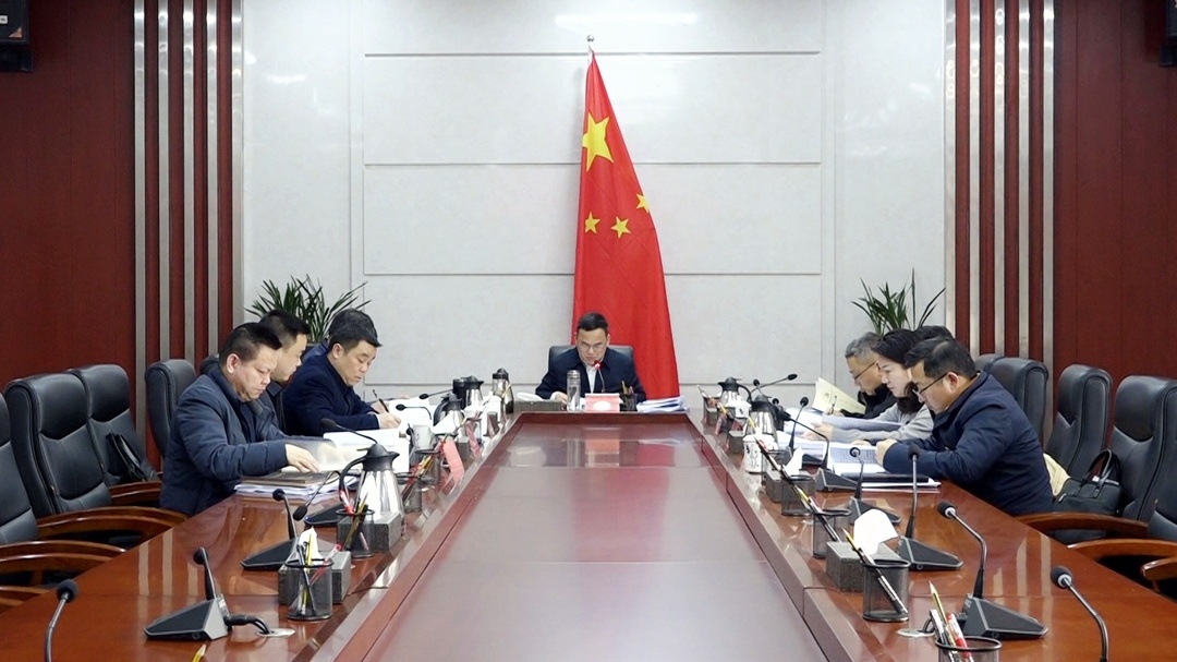 县政府党组召开2024年度民主生活会 梁元和主持并作总结讲话