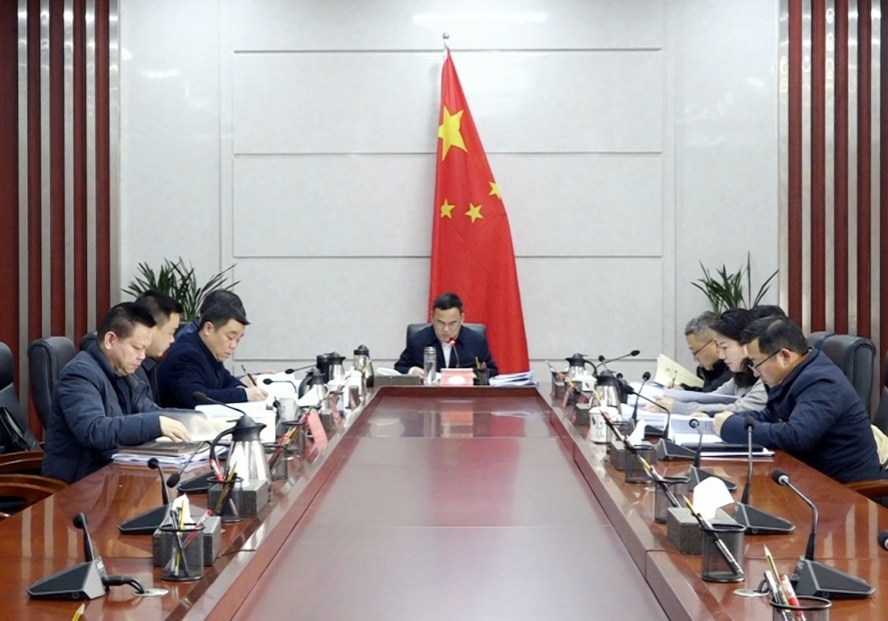县政府党组召开2024年度民主生活会 梁元和主持并作总结讲话