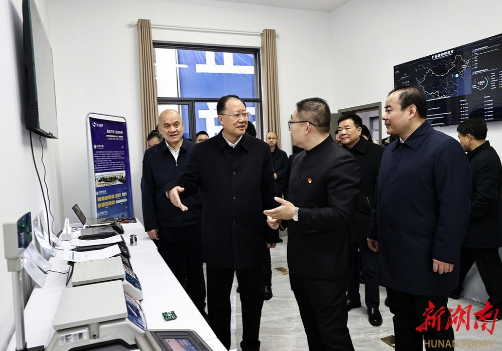 毛伟明在衡阳调研智能衡器计量产业发展