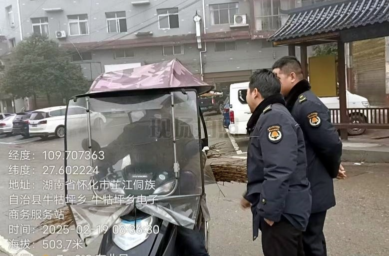 牛牯坪乡：严抓头盔佩戴，守护出行平安