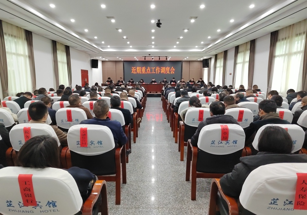 梁志平主持召开近期重点工作调度会