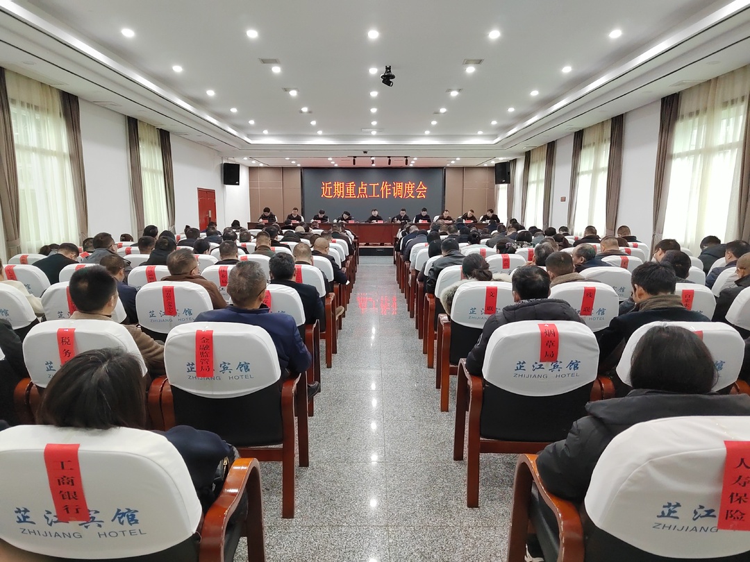 梁志平主持召开近期重点工作调度会