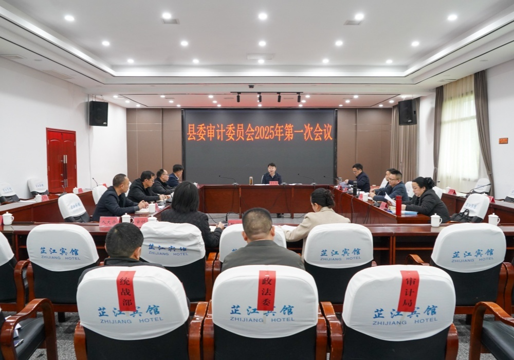 梁志平主持召开县委审计委员会2025年第一次会议