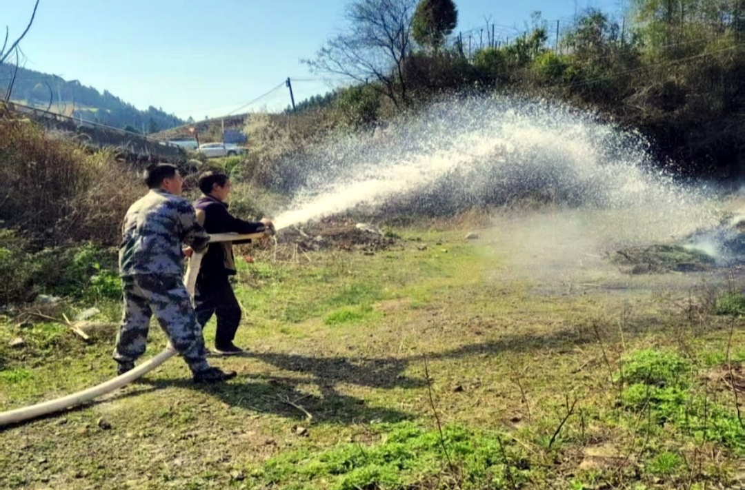 大树坳乡：开展森林火情“131”实战演练 筑牢生态安全防线