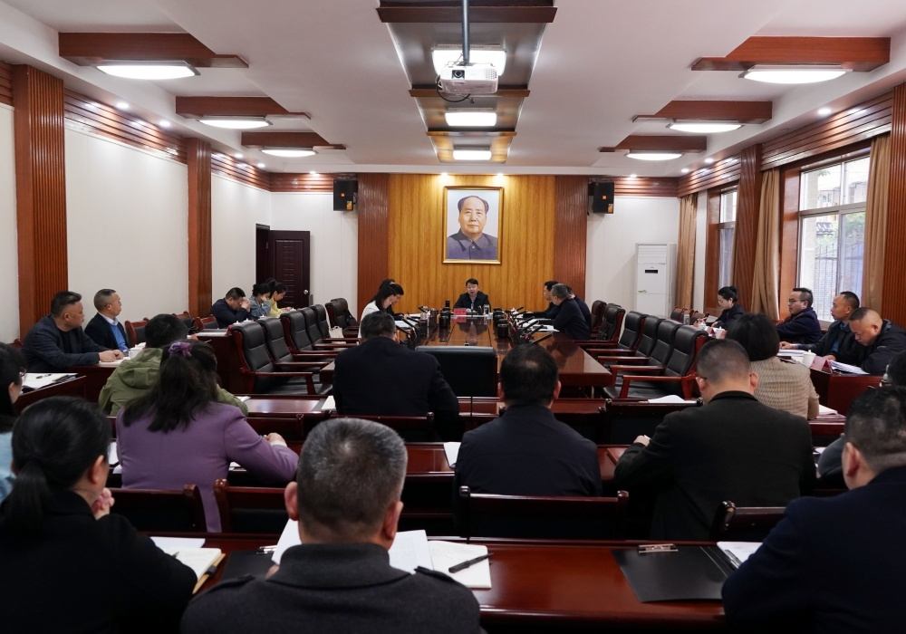 梁志平主持召开县委统战工作领导小组2025年第一次会议暨履行统战工作职责述职会议