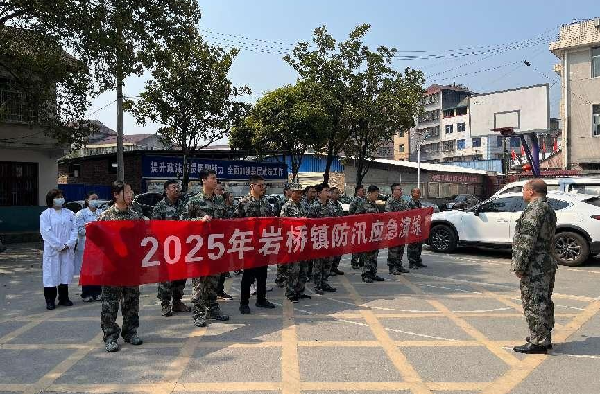 岩桥镇：先行一步防汛备汛 筑牢应急安全防线