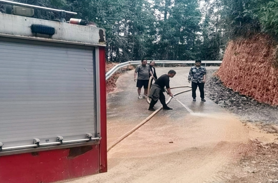 碧涌镇古竹村：道路焕新颜 人居环境整治再升级