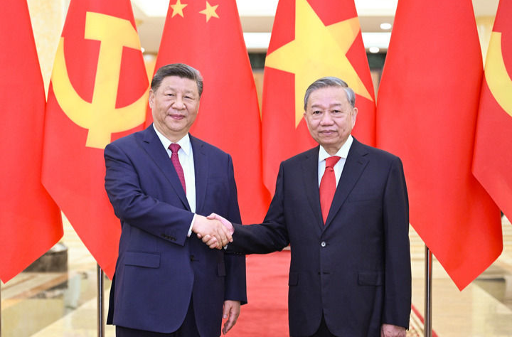 习近平同越共中央总书记苏林举行会谈