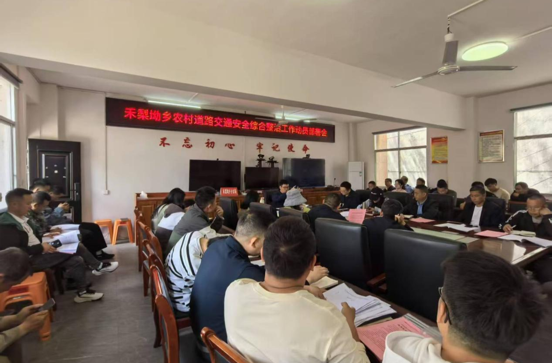 禾梨坳乡开展道路交通安全整治行动