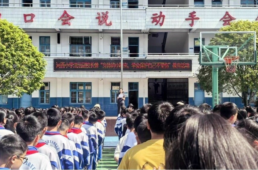 法治种子播心间 争做守法小少年：河西小学开展法治教育专题讲座