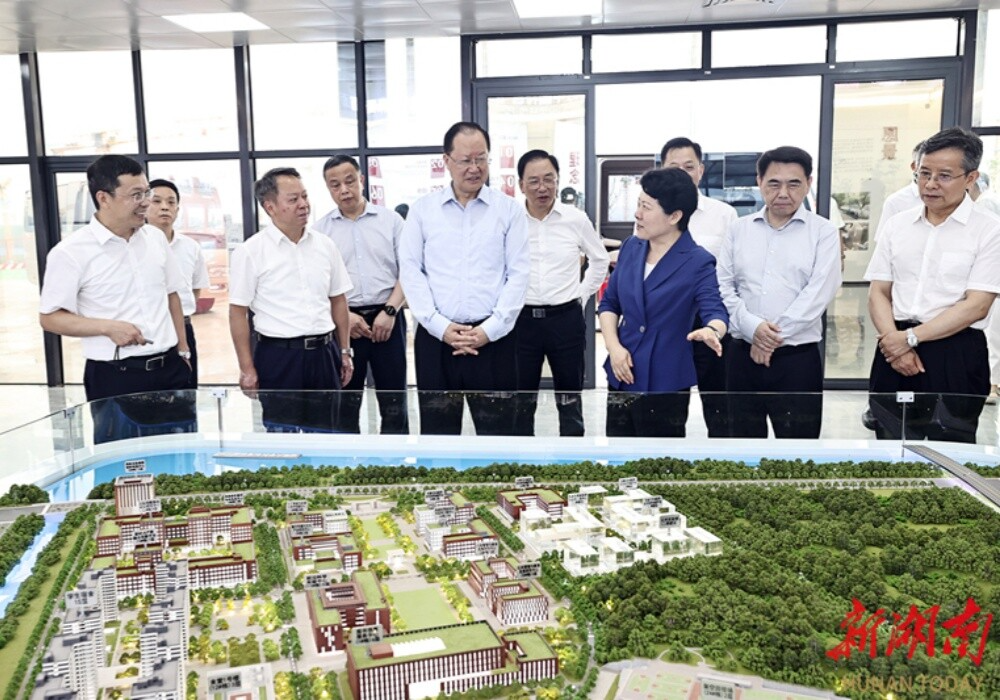 毛伟明调研湘江科学城建设情况
