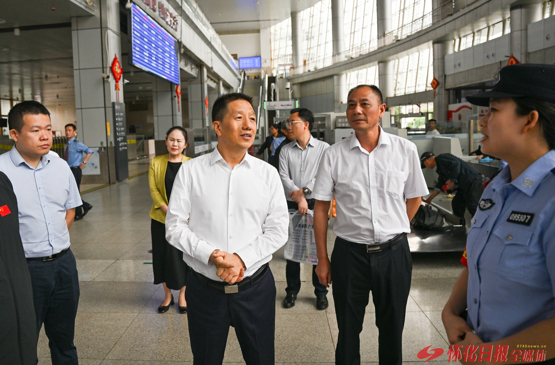 ​许忠建调研督导重点项目建设