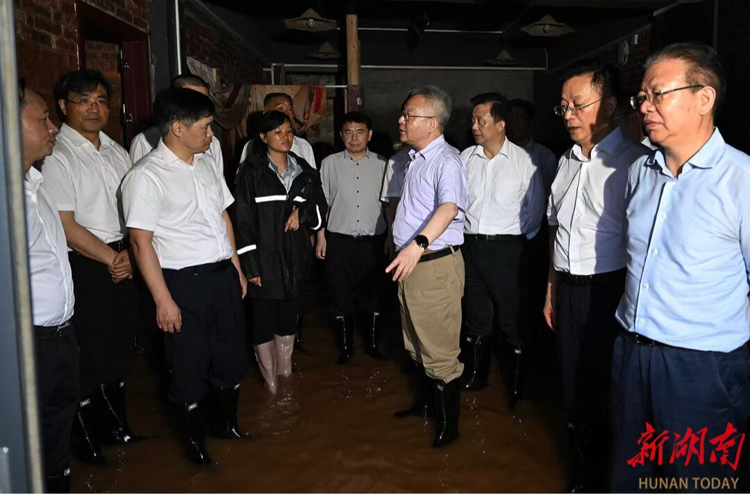 沈晓明赴怀化检查督导防汛工作