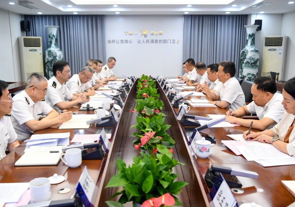许忠建赴长沙海关对接工作