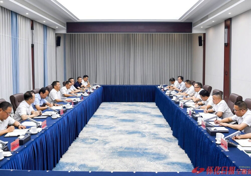 许忠建与陈刚一行会谈