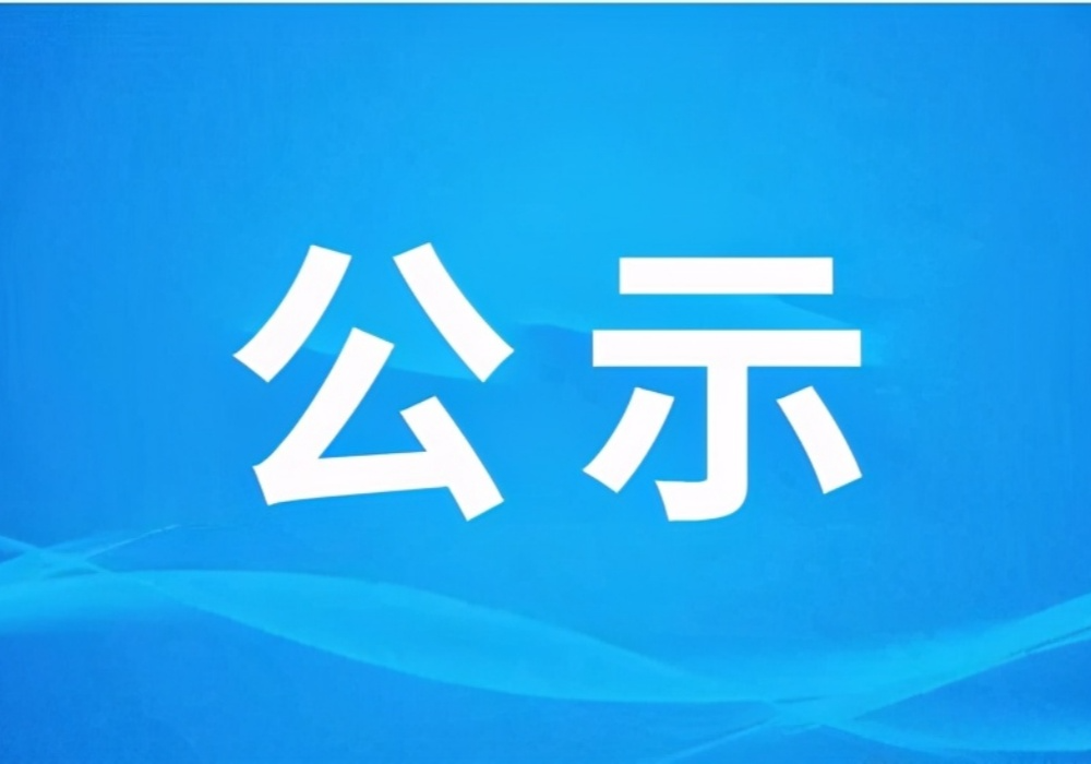 干部任前公示公告