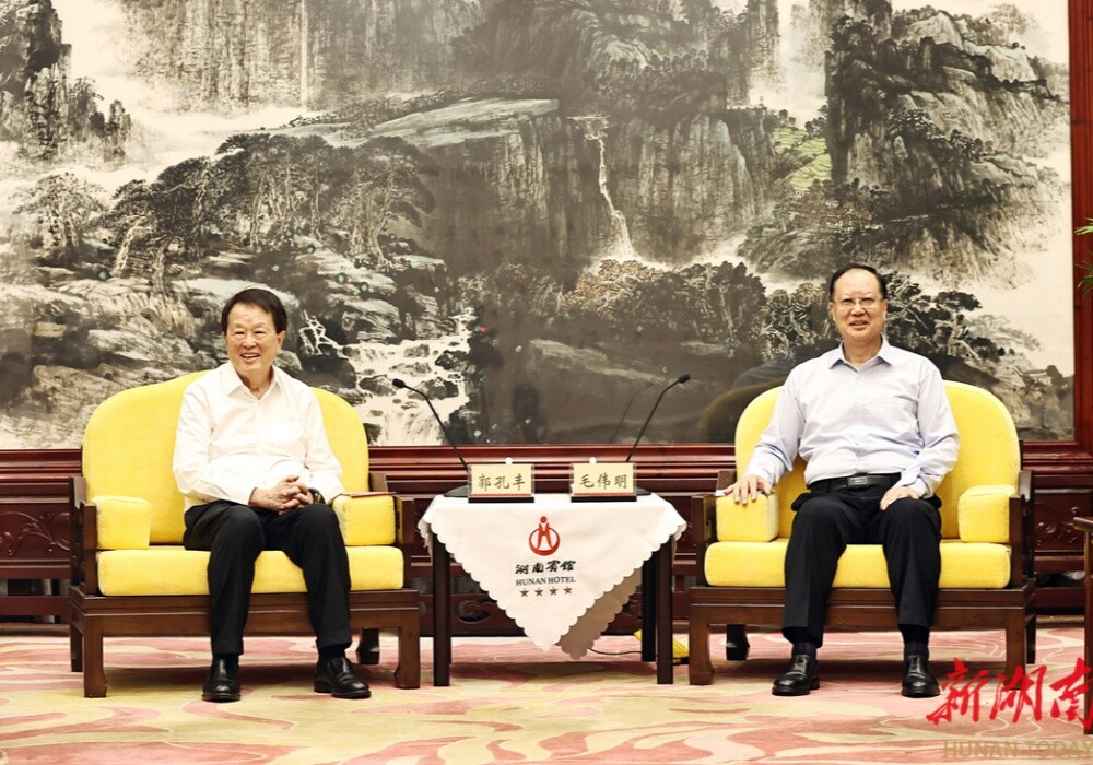 毛伟明会见丰益国际集团董事局主席