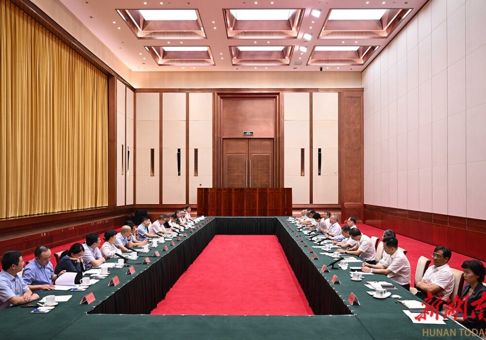 沈晓明毛伟明与复旦大学党委书记裘新、校长金力一行会谈