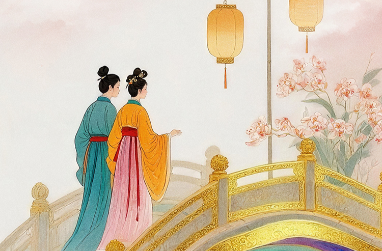 AI七夕海报｜以爱之名 古诗寄情