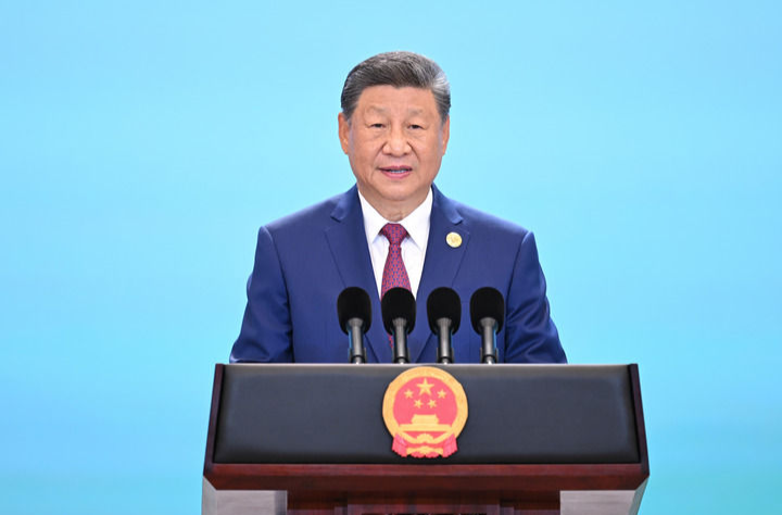 上合组织天津峰会|习近平和彭丽媛为出席2025年上海合作组织峰会的国际贵宾举行欢迎宴会