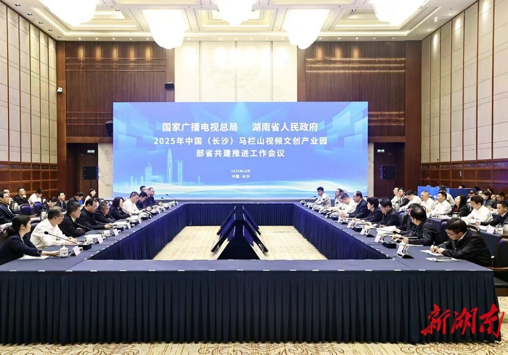 2025年马栏山文创产业园部省共建推进会举行 毛伟明曹淑敏出席