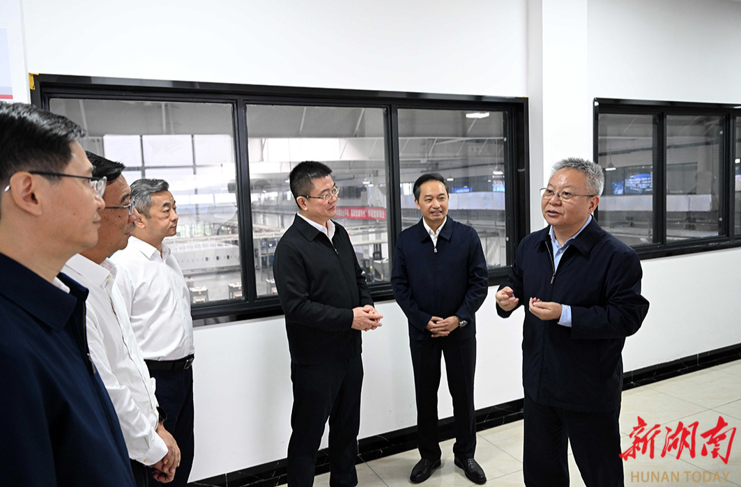 沈晓明调研郴州市经济社会发展情况