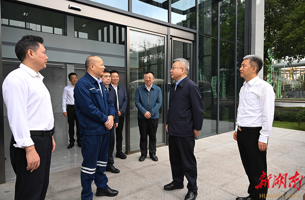 沈晓明调研娄底市经济社会发展情况