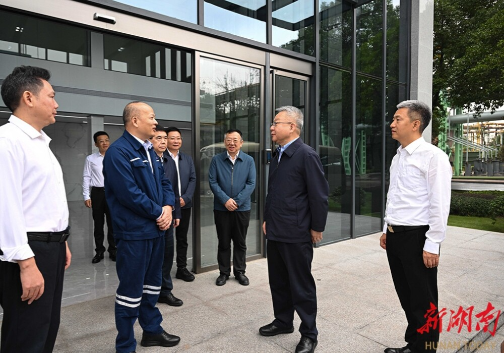 沈晓明调研娄底市经济社会发展情况