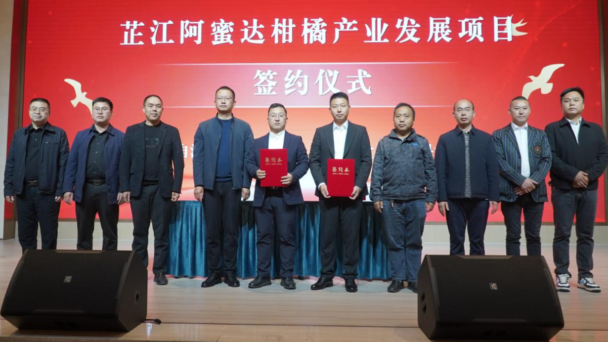 芷江阿蜜达柑橘产业发展项目签约仪式举行