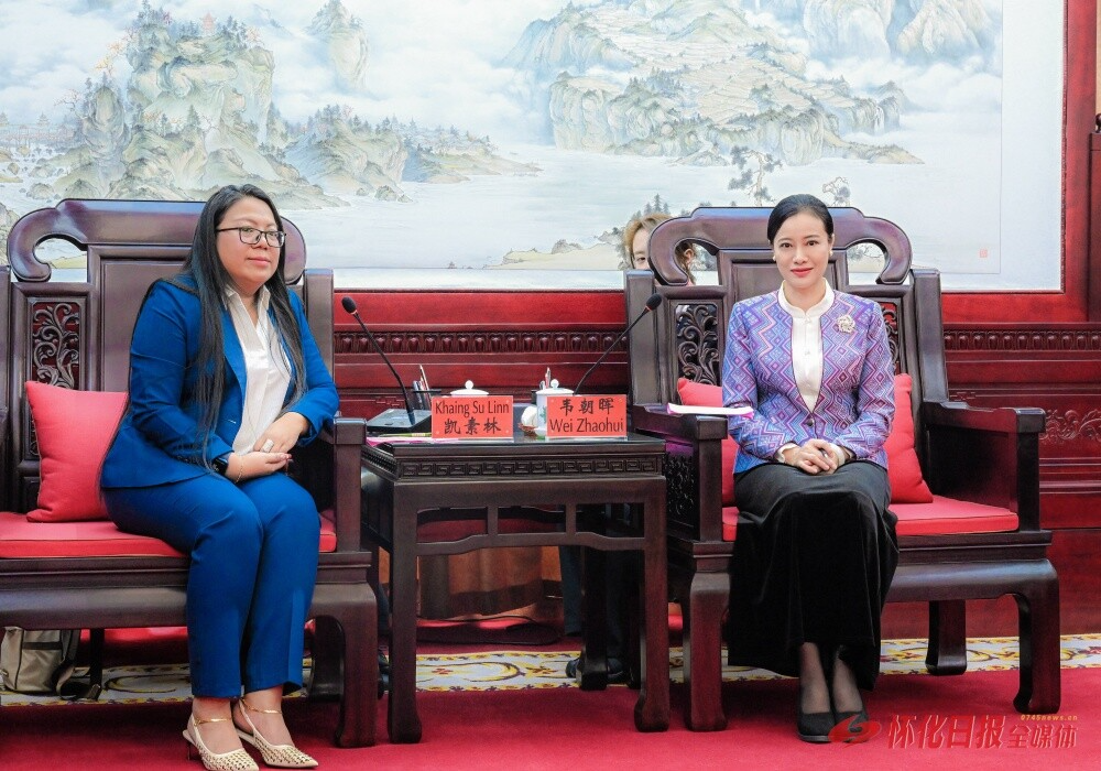 韦朝晖会见凯素林一行