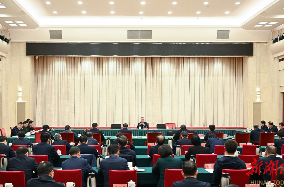 沈晓明：更好统筹发展和安全 加快建设更高水平平安湖南