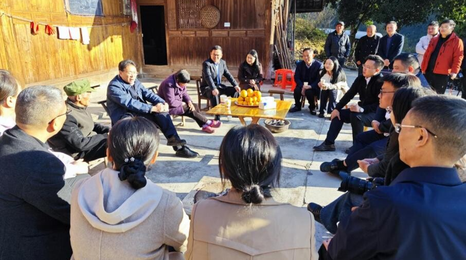 四中全会在基层丨湖南财政经济学院在牛牯坪乡调研乡村振兴工作