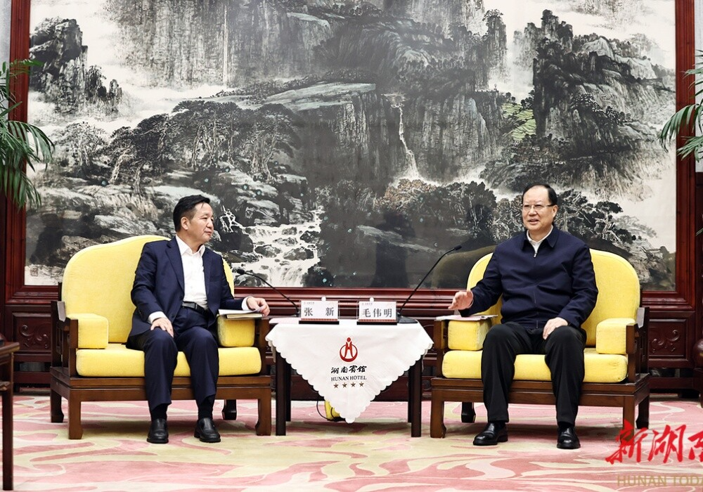 省政府与特变电工举行工作会谈 毛伟明张新出席