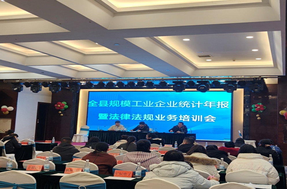 芷江开展企业统计与安全生产培训