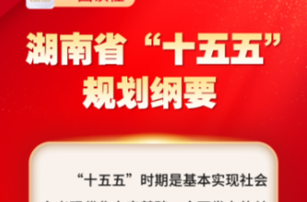 一图速览湖南“十五五”主要目标和重点任务