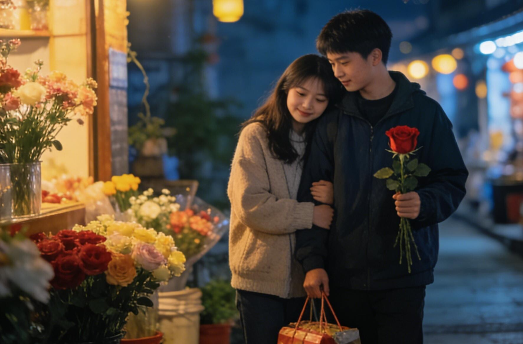 晚安，芷江｜当情人节遇上年关，最暖的爱就在身边