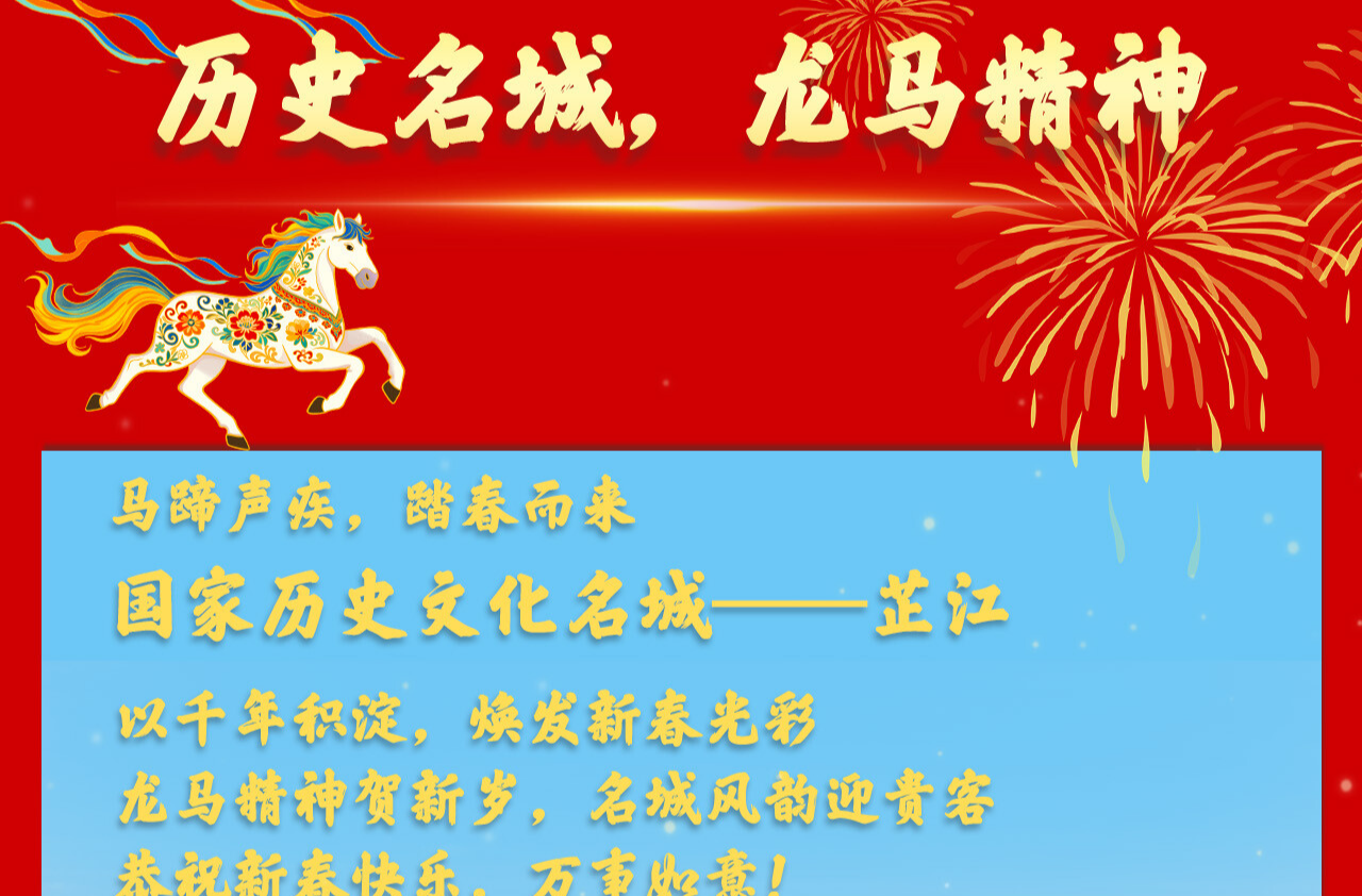 海报｜历史名城，龙马精神