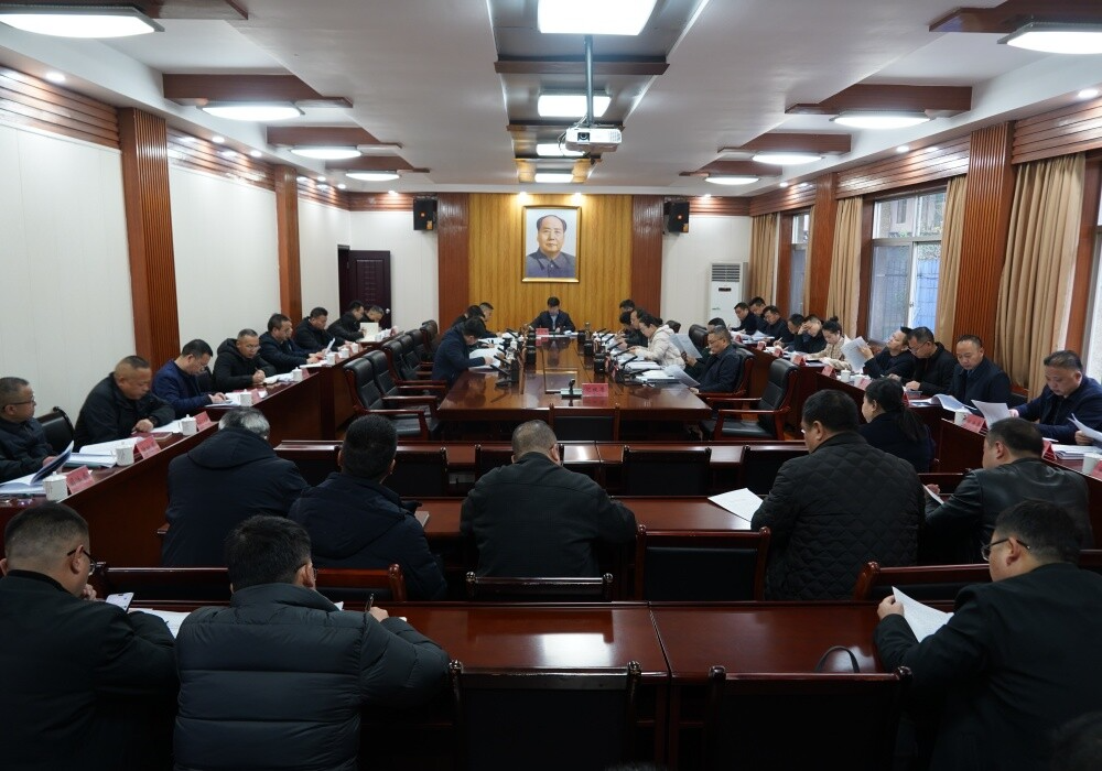 梁志平主持召开专题会议，安排部署企业服务年行动等重点工作