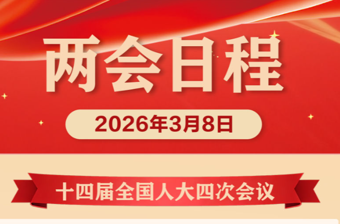图表丨3月8日两会日程