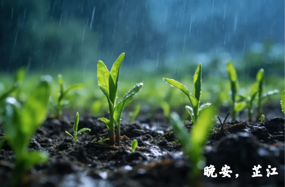 晚安，芷江｜听雨的人，心里有庄稼