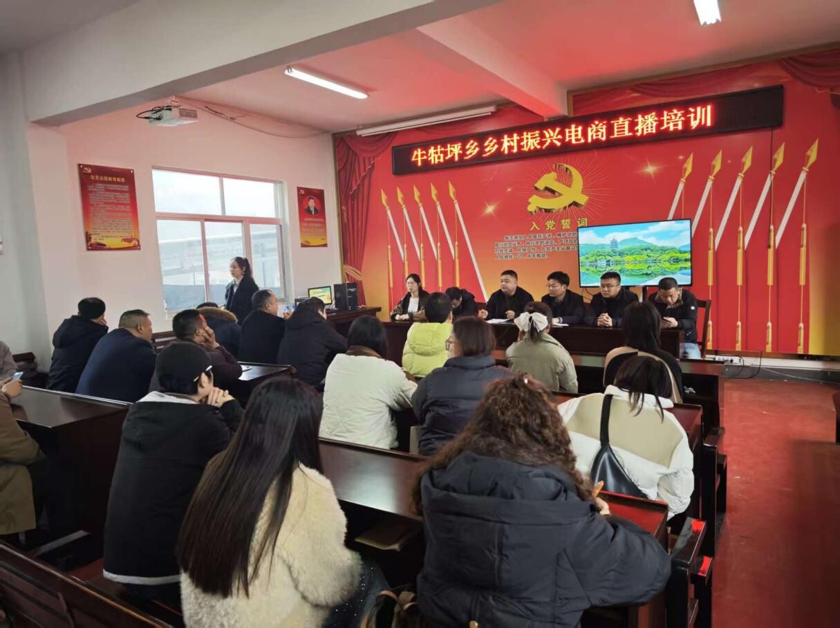 牛牯坪乡：电商培训进乡村 直播助农促振兴
